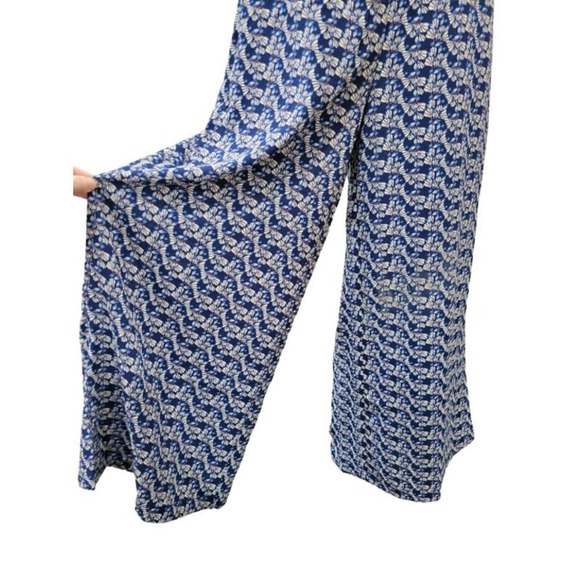 NEW Max Studio Crepe Off Shoulder Wide Leg‎ Palazzo Jumpsuit Wild Bud Small - Picture 7 of 14